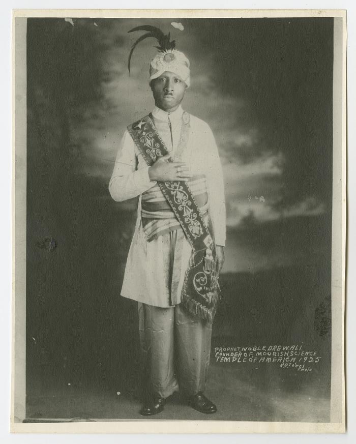 Historical photograph of Noble Drew Ali
